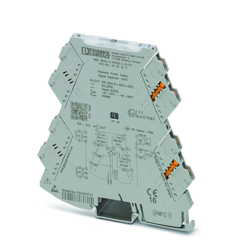 REPETERARE 0-20MA 1X IN/2X UT