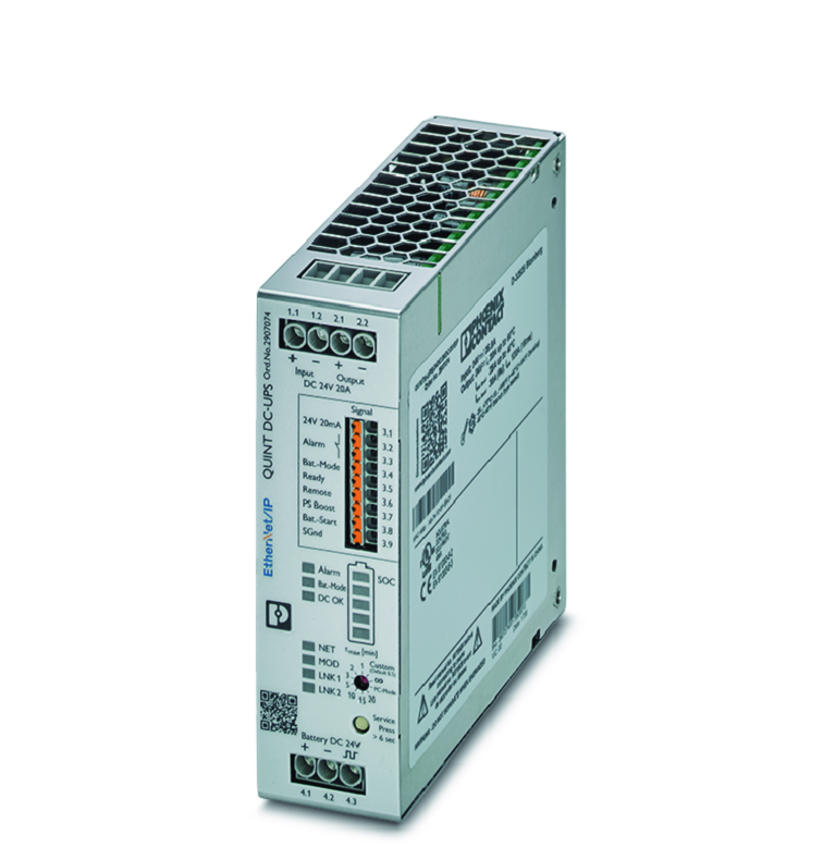 DC UPS 24V/20A ETHERNET/IP