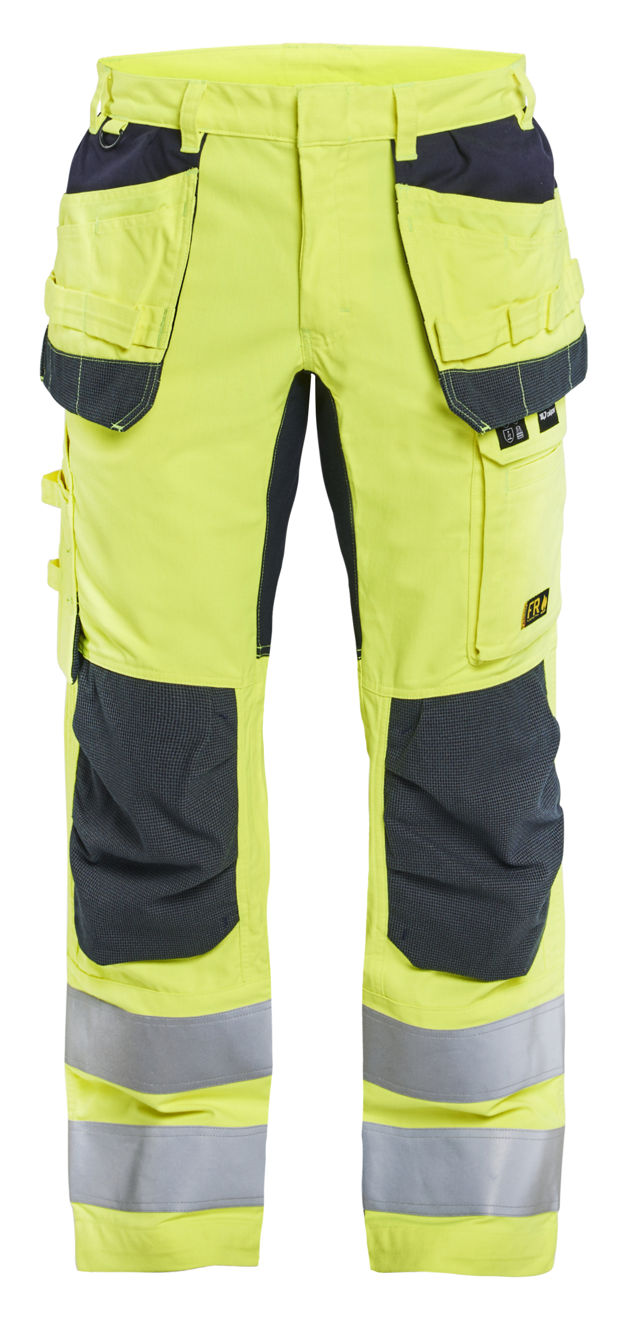 blåkläder Trousers blåkläder size d96 yellow/navy blue