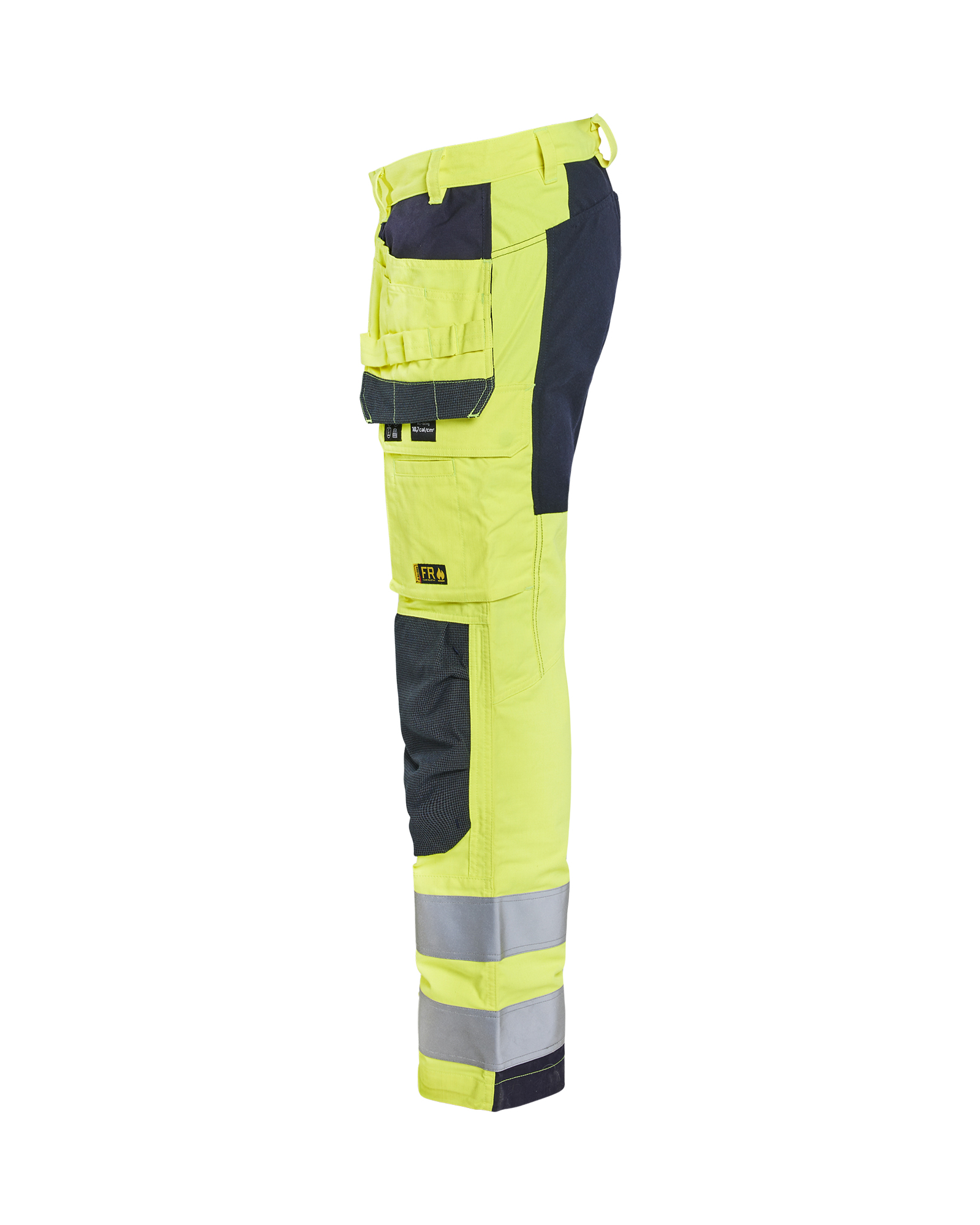 blåkläder Trousers blåkläder size d96 yellow/navy blue