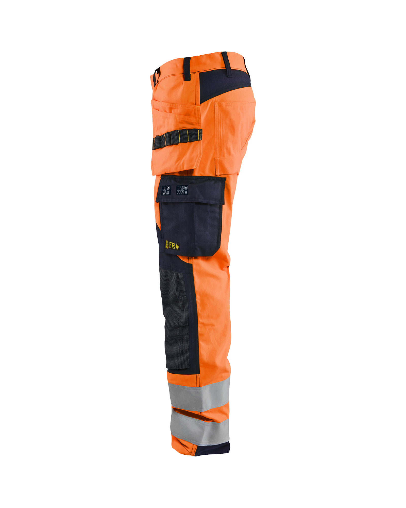 blåkläder Trousers blåkläder size c58 orange/navy blue