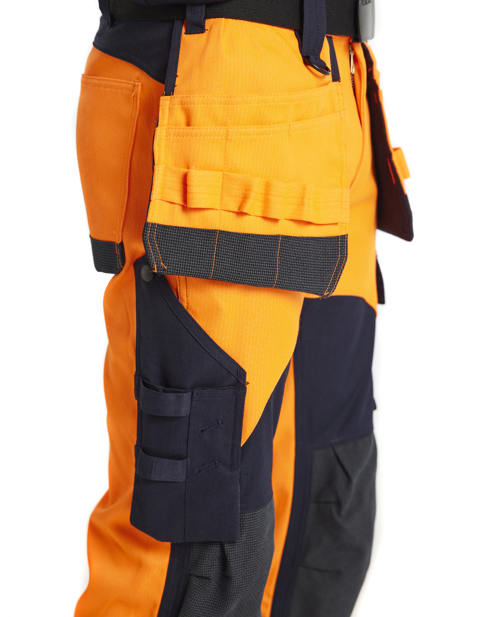 blåkläder Trousers blåkläder size c58 orange/navy blue