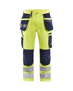 blåkläder Trousers blåkläder size c150 yellow/navy blue