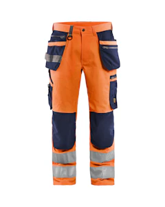 blåkläder Riipputaskuhousut blåkläder koko c48 oranssi/sininen