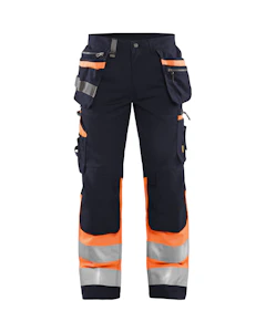 blåkläder Varselbyxa blåkäder storlek c144 blå/orange