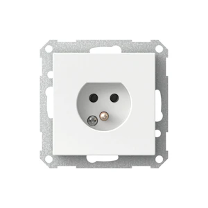 schneider electric Exxact lampoutlet lampoutlet w ground, white