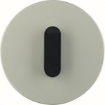COVER PLATE R.CLASSIC 1F. W. TOGGLE RST/BLACK