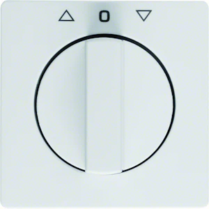 hager Centre plate f. sw 384103/384203 white