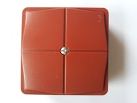 JUNCTION BOX W. MEMBRAIN AQUABEST PVC 2,5MM2 IP44 RED