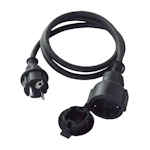 EXTENSION CORD 5M 1-WAY H05RR 3X1,5 IP44 OPAL