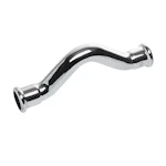 PRESS PIPE BRIDGE F/F CU 12 CHROME SANHA