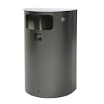 WASTE CONTAINER PP 30 ANTIQUE SILVER 30L