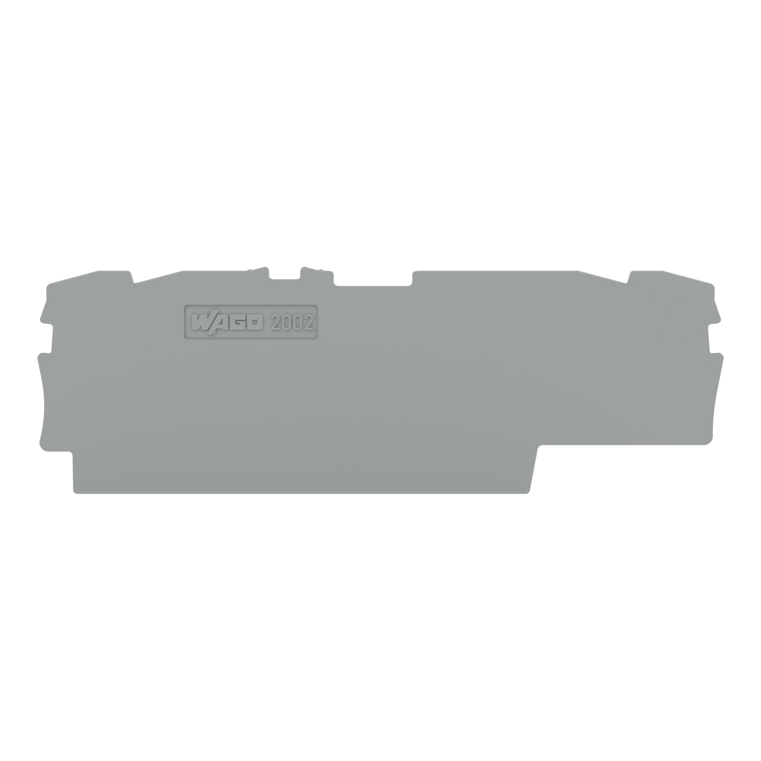 Ende- og mellomliggende plate for 2x02-18xx