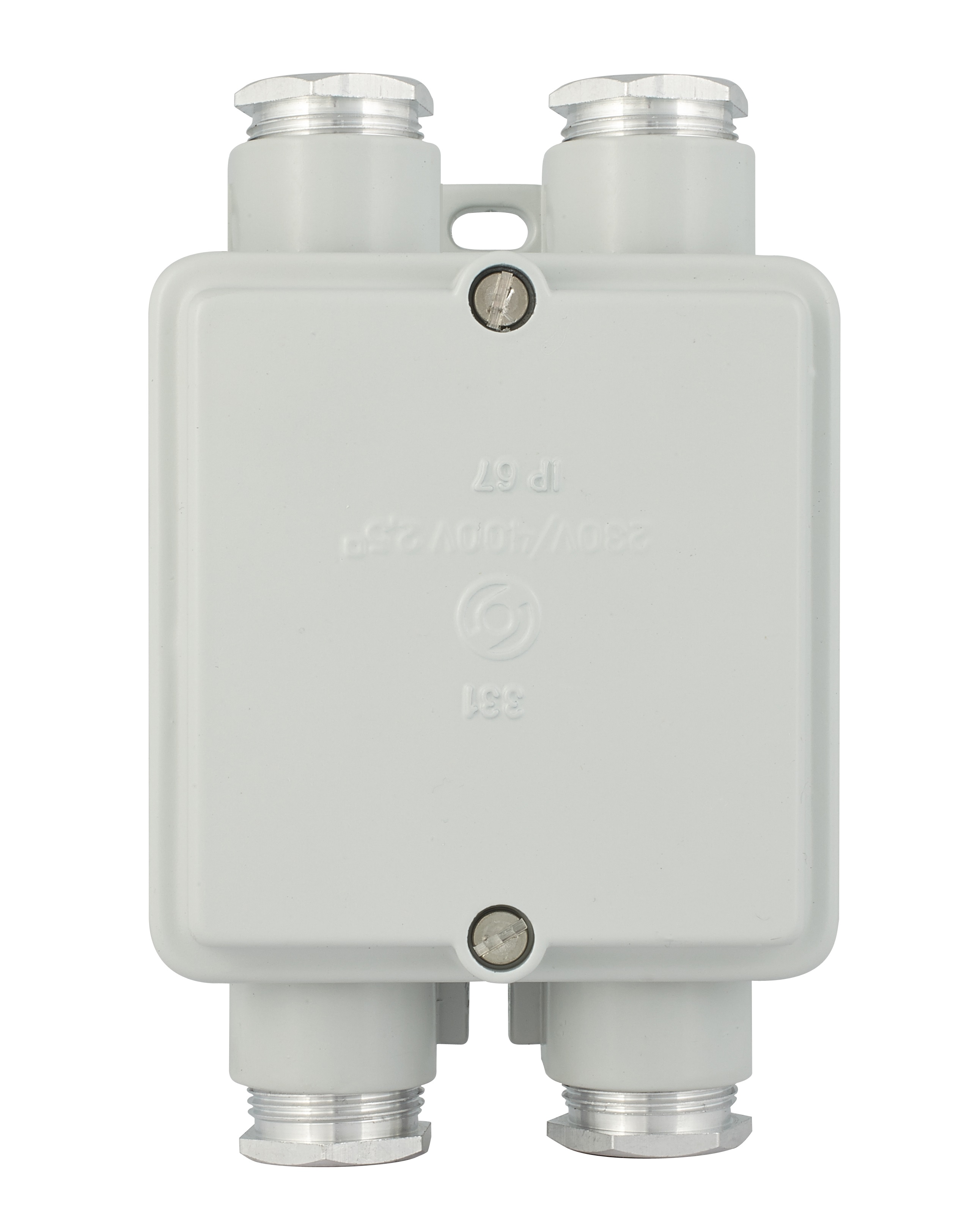 JUNCTION BOX GREY 2,5MM2 IP67 4XPK16