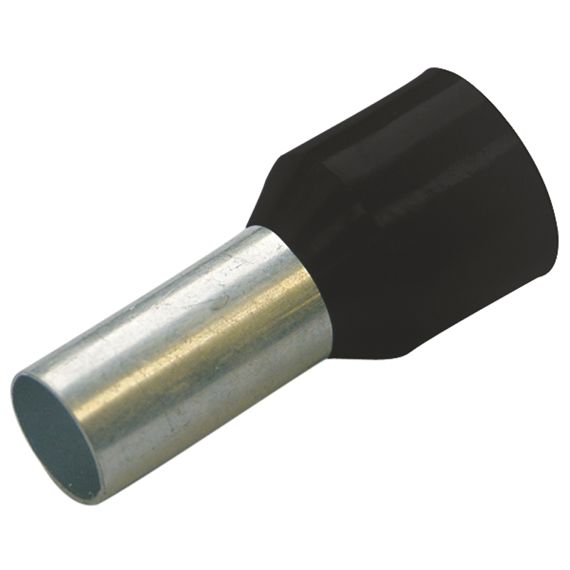 haupa Antgal izol 1.5/8.2 juodi 100vnt 270808