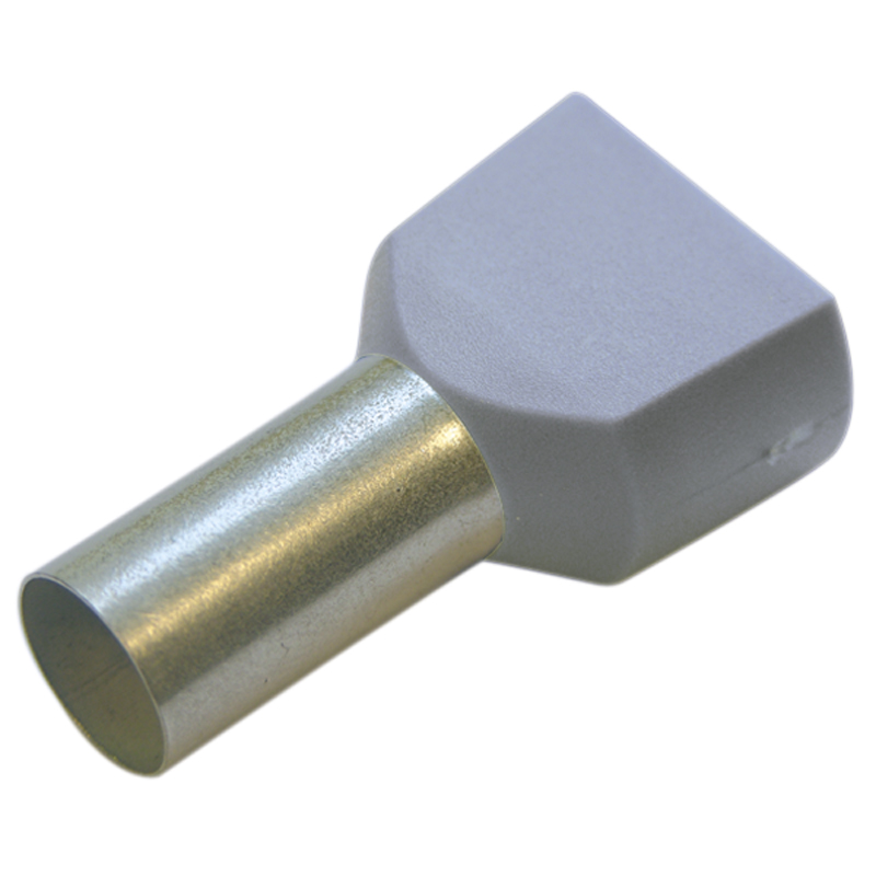 haupa Antgl izol twin 0,75/8 pilki 100vnt 270780