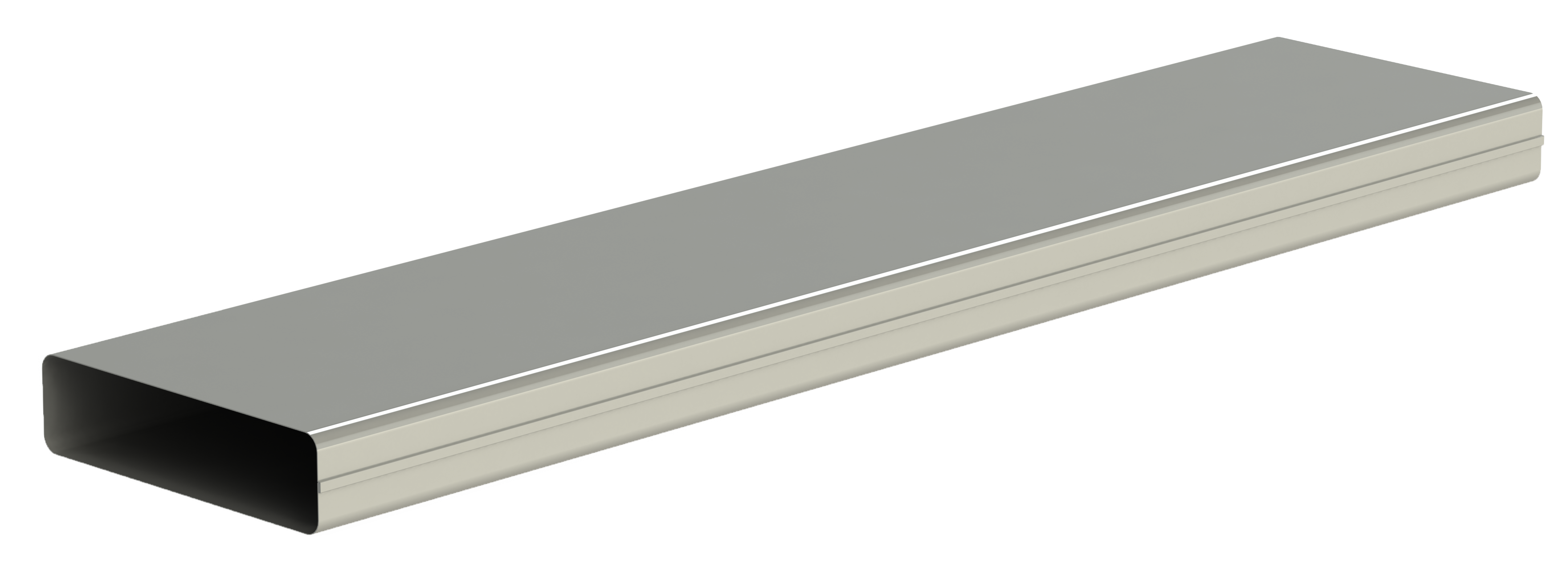 QUADRODEC VENT. TORU 220X55MM 1,0M S/S
