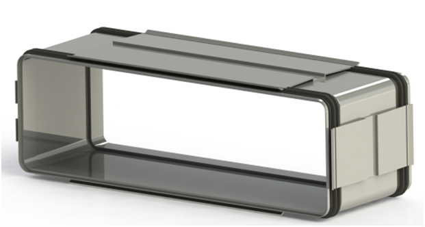 QUADRODECSAFE LIITMIK 249X79MM V/V