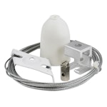 LIGHTING TRACK ACCESSORY SPW11SK-3/5M FAST. SET WHITE