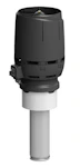 TAKFLÄKT VILPE FLOW ECO125C/IS/400 KON SVART