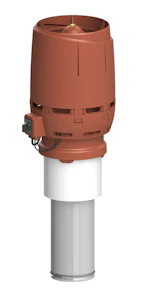 vilpe Roof fan vilpe flow eco160c/is/400 cone b.red