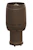 vilpe Underpressure air vent vilpe 125c/400 cone brown