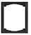 abb Frame impressivo 1 100mm 1721f100-885p m.black