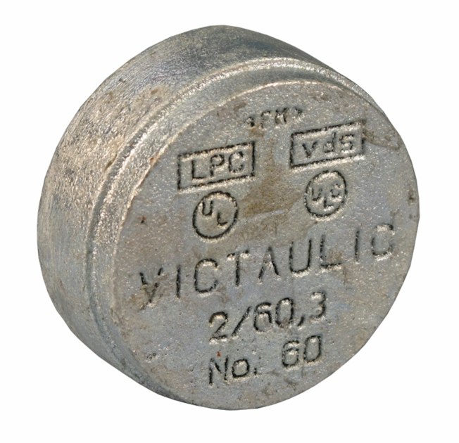 VICTAULIC Cap grooved Victaulic 76.1 mm/2 1/2 Style 60 ZN | GROOVED END ...