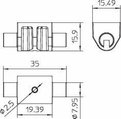 obo bettermann Connector obo 165 mbg uh