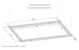 thermex Asennuskehys thermex asennuskehys 90x50cm musta