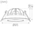 hide-a-lite Alasvalo comfort g3 ip44 700lm 7,5w 3000k 60d wh