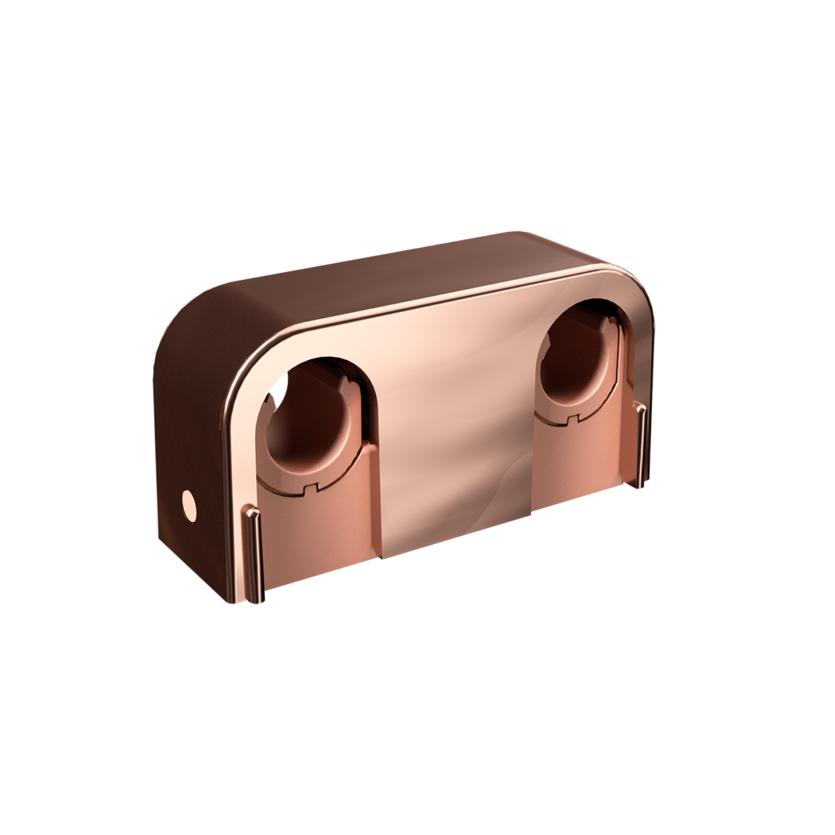 PIPE CLIP 2-PIPE FALUPLAST 12/15mm COPPER 14008