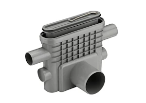 unidrain Golvbrunn unidrain 1423 75mm vågrät vattenlås