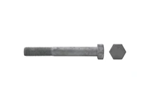 HEX BOLT PROF DIN931 M16X90 8.8 ISOFIT HDG 10PCS