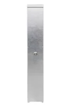 Stolpeskap 130x120x800 galv.