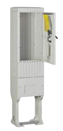 SL 152 polyester bakkeskap med montasjeplate
