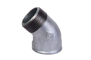 undefined Līkums 45°, zn, ie/ār vītne 1" nr.121