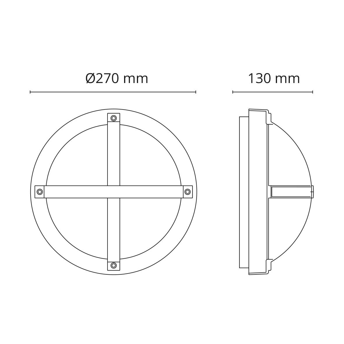 sg Armatur solo solo svart 13,5w led sensor