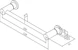 damixa Towel rail 48304.00 towel rail chrome