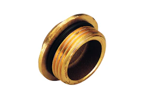 tiemme Kollektori kork messing 3/4" vk o-tihendiga