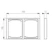 abb 2-part cover plate 100 mm impressivo 1722f100-84p white