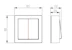abb Impressivo switch surface 5 1065a-84p white
