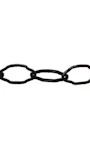 DECORATION CHAIN FE/BLACK 2X24X15 Z3102