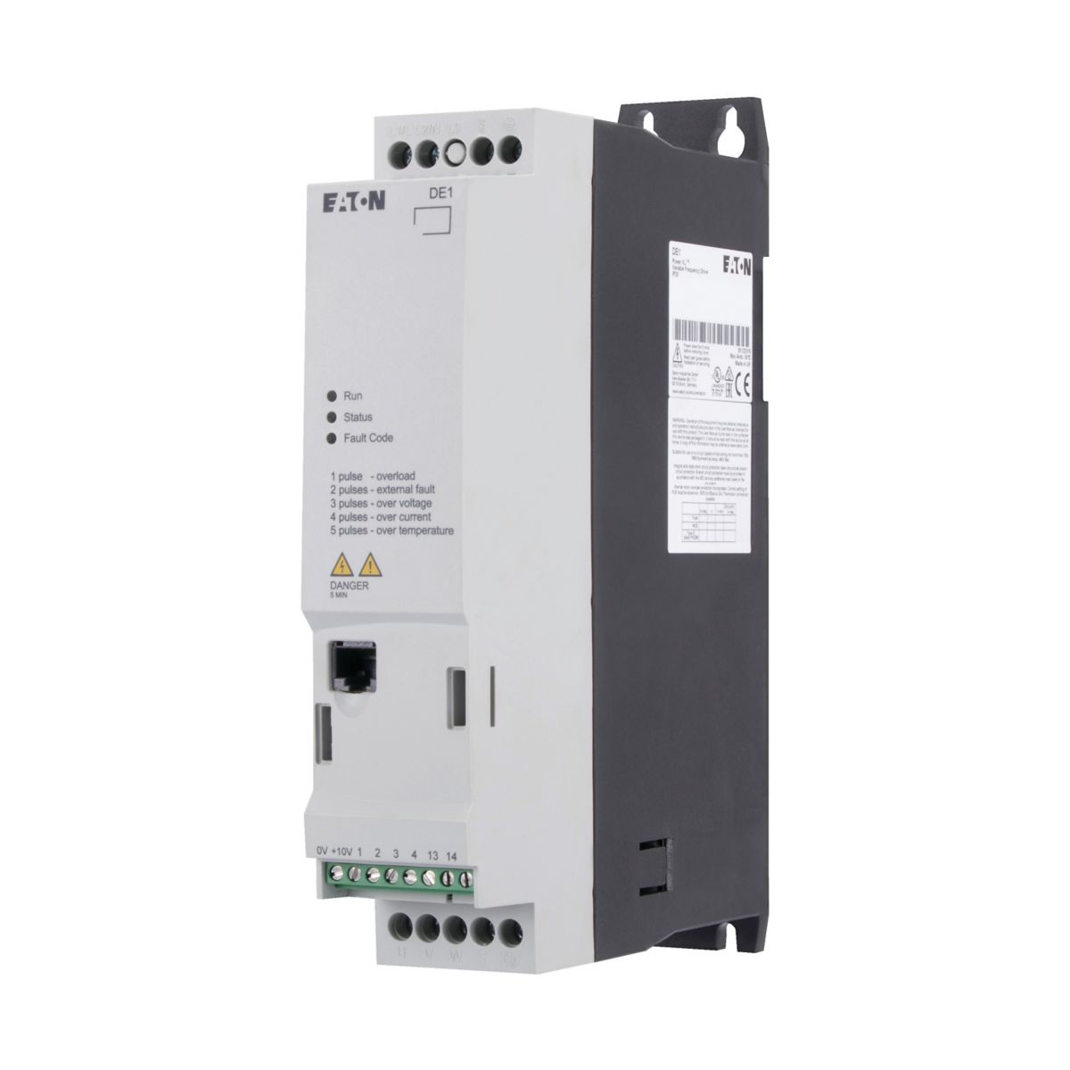 DE1 1~/3~240V 4,3 A 0,75 KW DE1-122D3FN-N20N