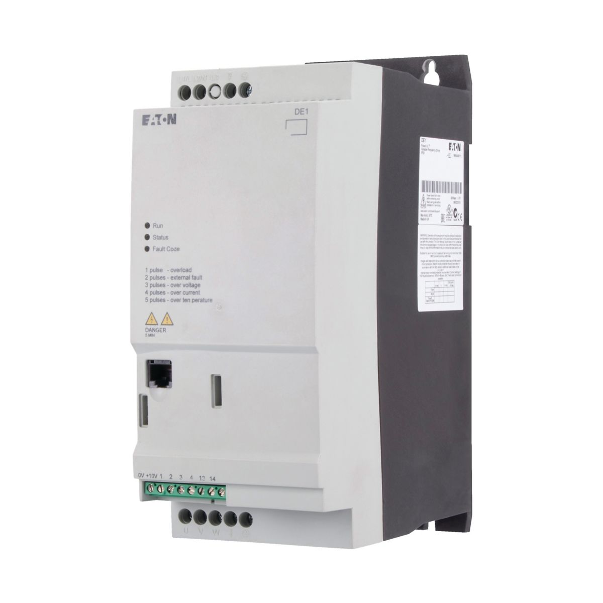 DE1 3~/3~480V 6,6 A 3 KW/3HP DE1-343D6FN-N20N