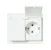 abb Socket outlet double surface 16a 250v white