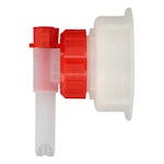 SPIGOT FOR CONTAINER 40/61MM RED PLASTEX
