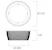 sylvania Ljustekniska tillbehör pc lampshade transparent for 1