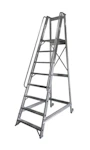 MOBILE LADDER KTT308 TIKLI 8-STEPS PLATFORM HEIGHT 2,0 m