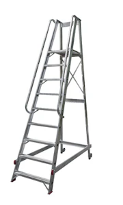 tikli Mobile ladder ktt309 tikli 9-steps platform height 2,26 m